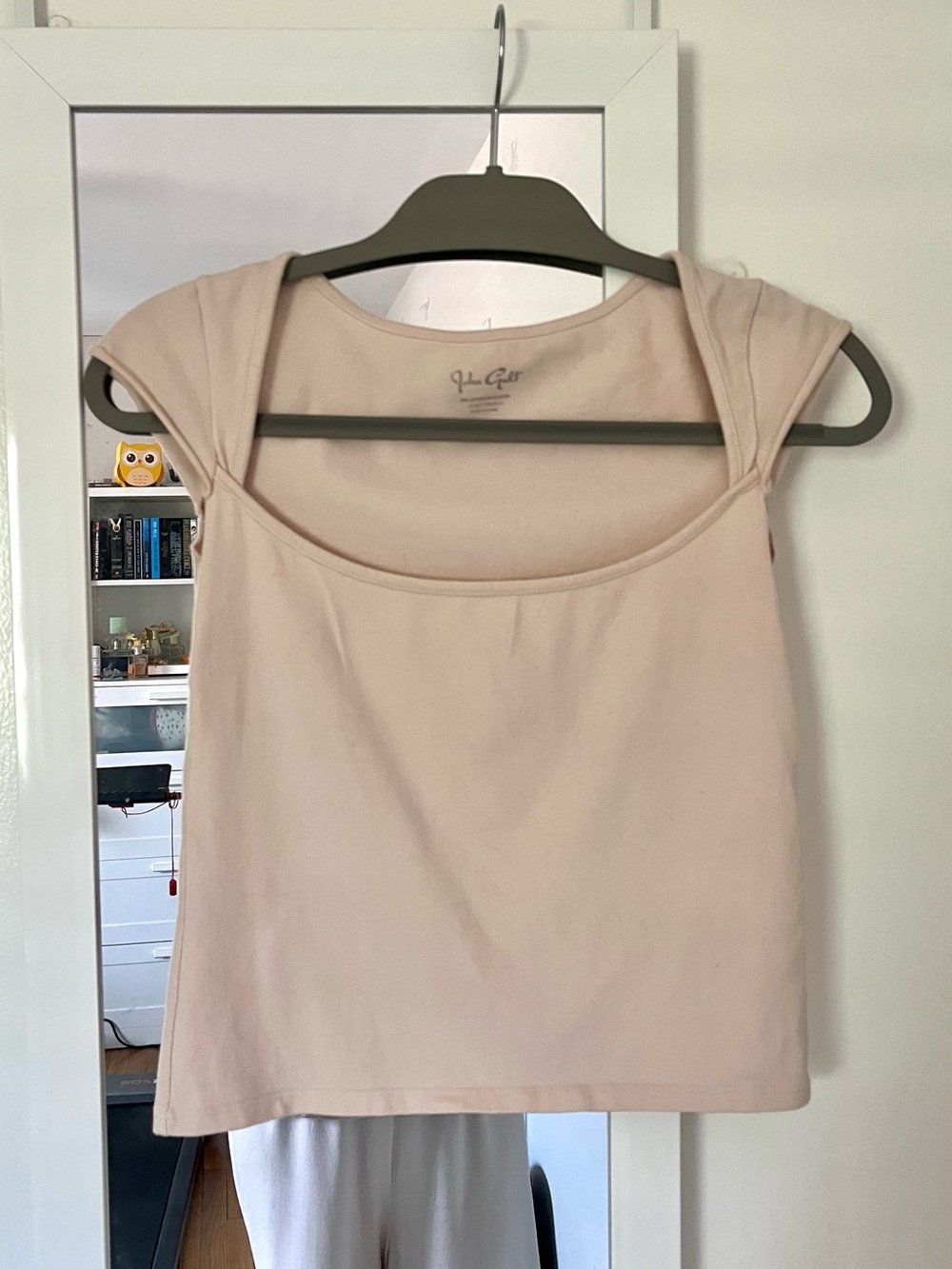 Brandy Melville Light Blush Square Neck Tank